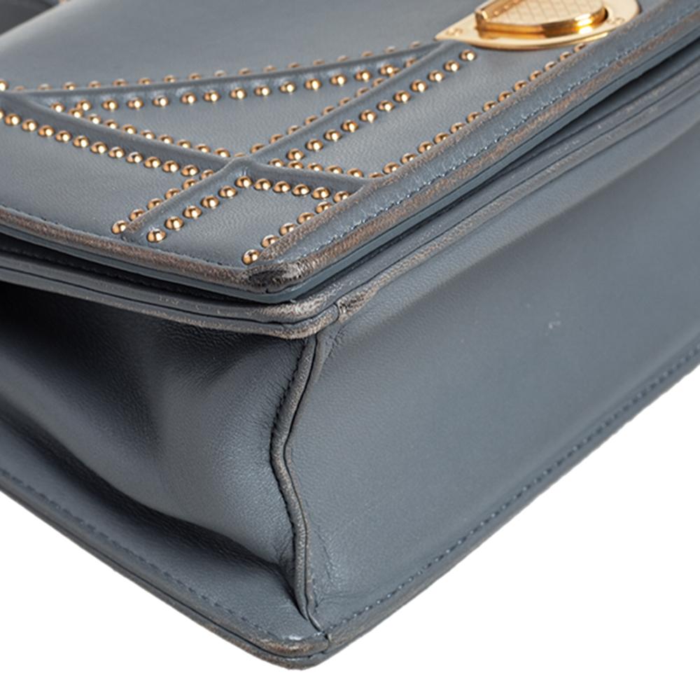 Dior Blue Leather Small Diorama Shoulder Bag 6