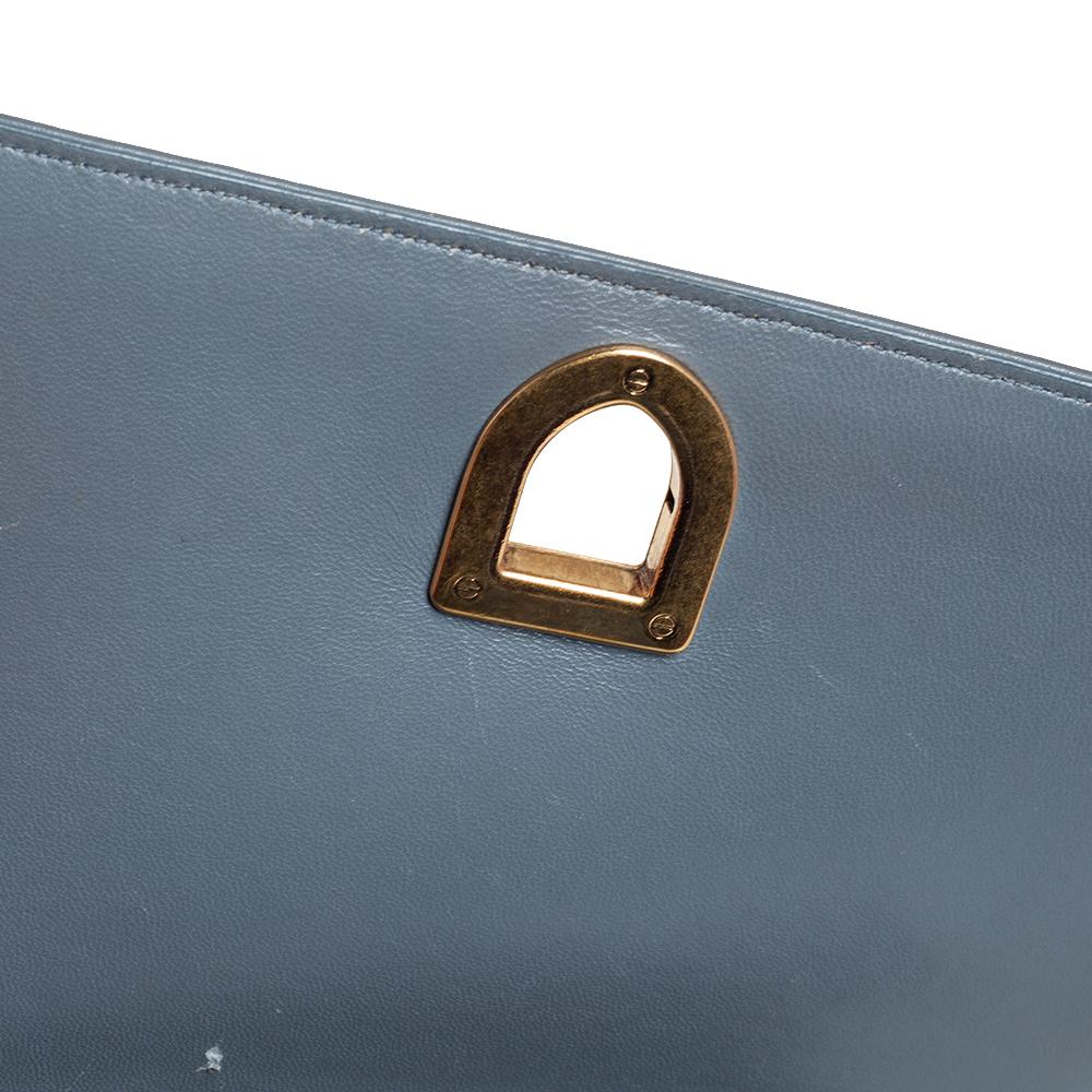 Dior Blue Leather Small Diorama Shoulder Bag 1