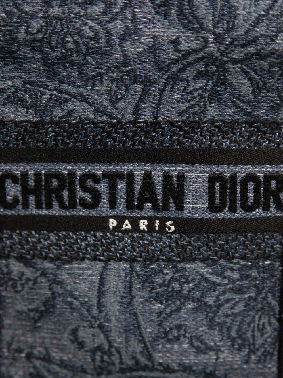 Dior Blue Mini Vertical Dior Book Tote 1