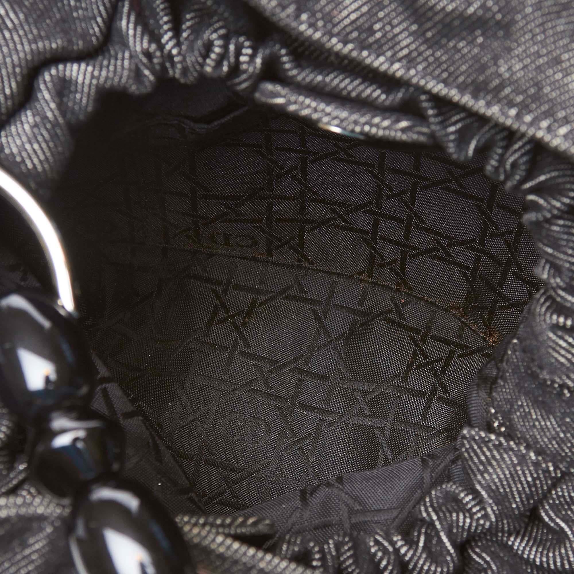 Women's Dior Blue Navy Denim Fabric Malice Handbag France