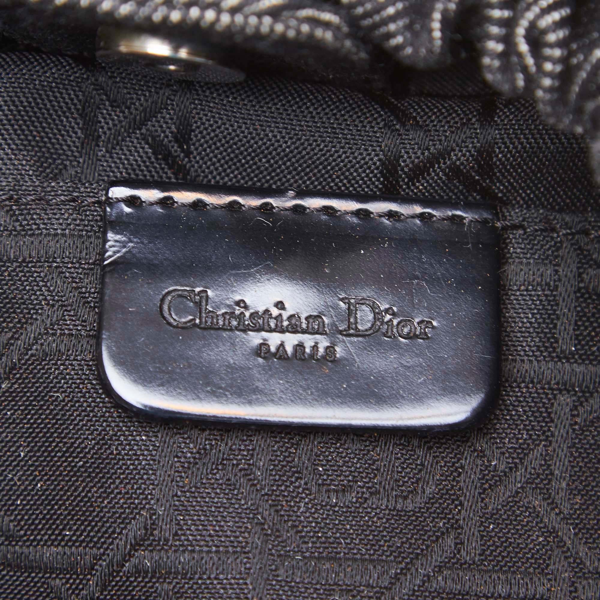 Dior Blue Navy Denim Fabric Malice Handbag France 1