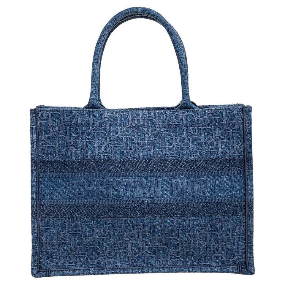 Dior Blue Cannage Leather Mini Lady Dior Tote at 1stDibs | lady dior ...