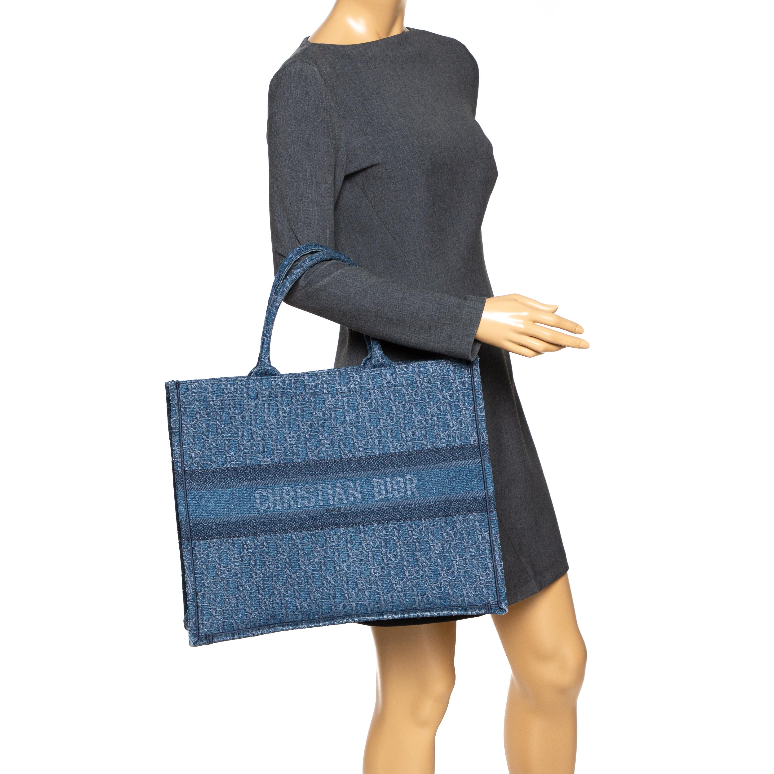 dior book tote used