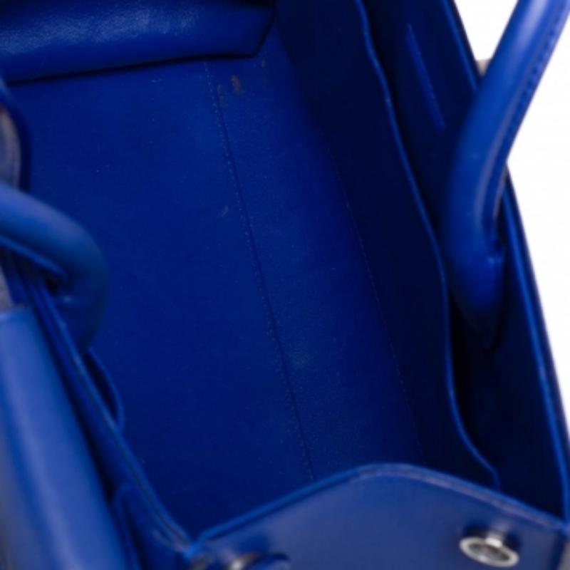 Dior Blue Pebbled Leather Medium Diorever Tote en Bastante bueno estado para la venta en Dubai, Al Qouz 2