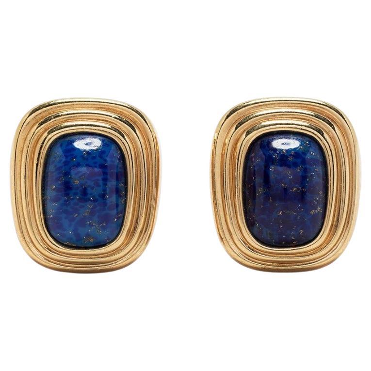 Dior Blue Stone Clip-on earrings  