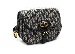 Dior Bobby Bag aus blauem Wildleder