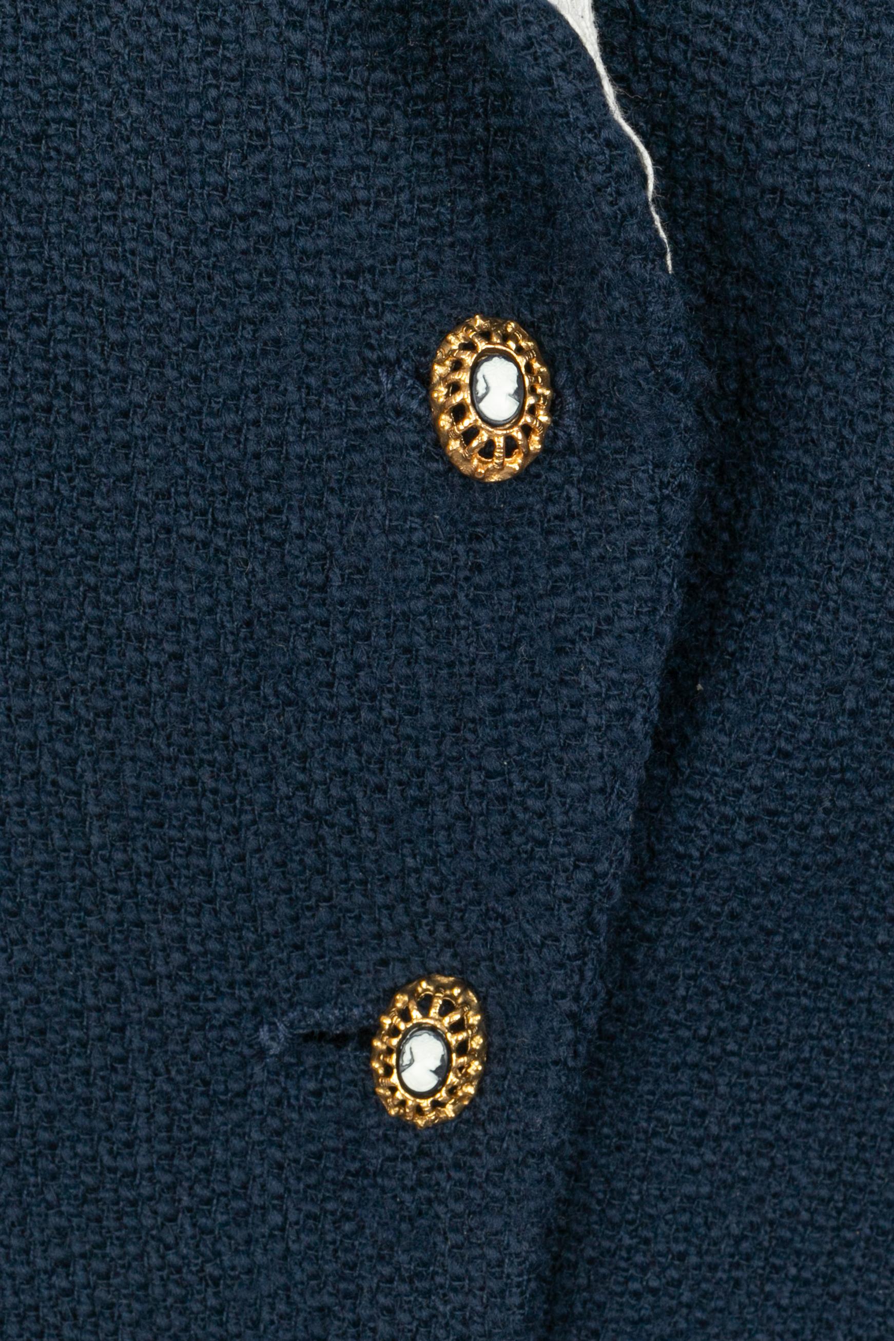 Abito blu Dior 2008 in vendita 7