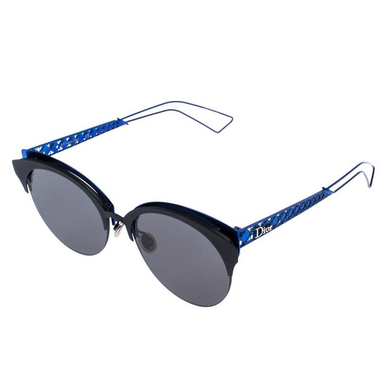 Dior Blue Tone Green G5v2k Diorama Club Cat Eye Sunglasses For