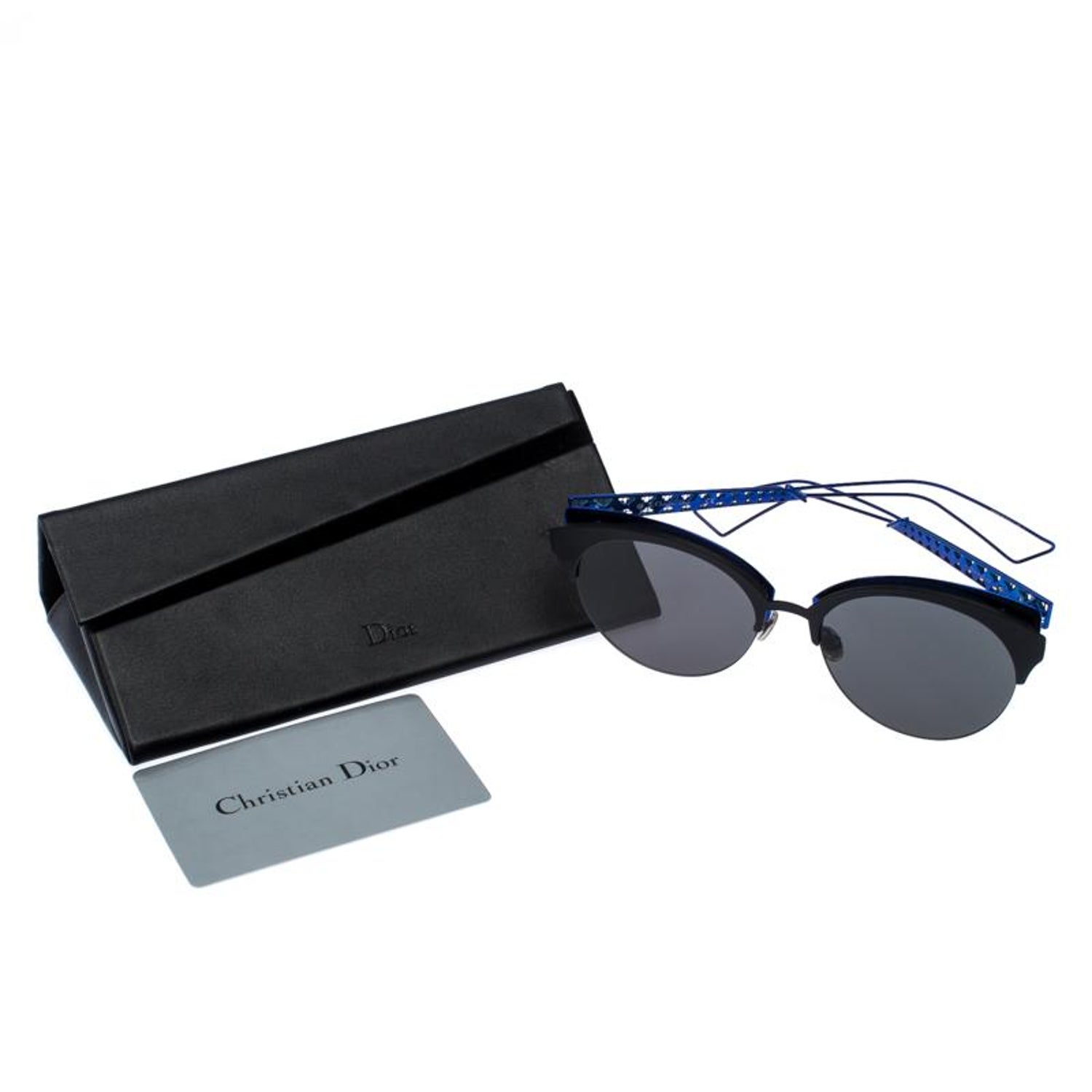 Dior Blue Tone Green G5v2k Diorama Club Cat Eye Sunglasses For