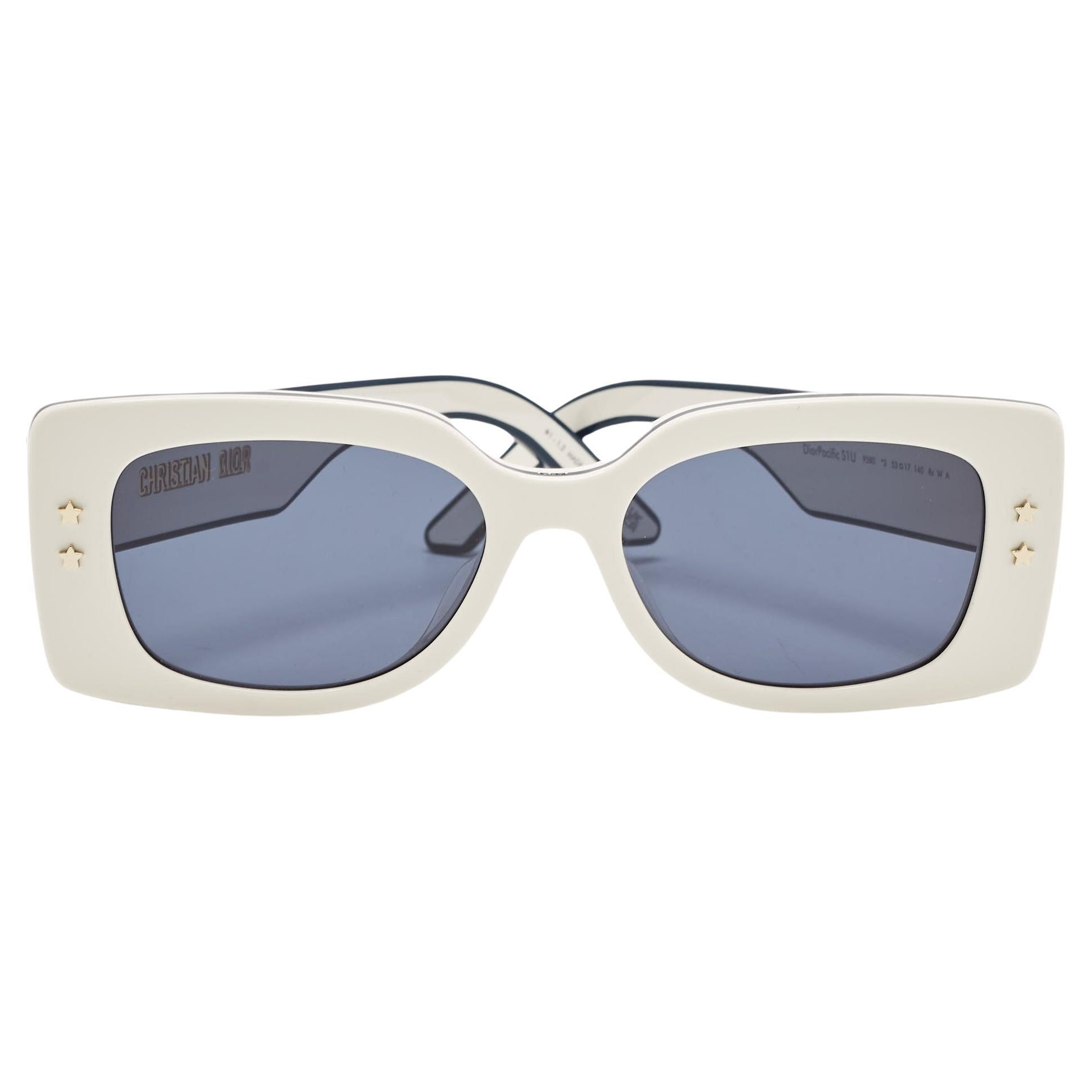 Dior Blue/White S1U DiorPacific Square Sunglasses