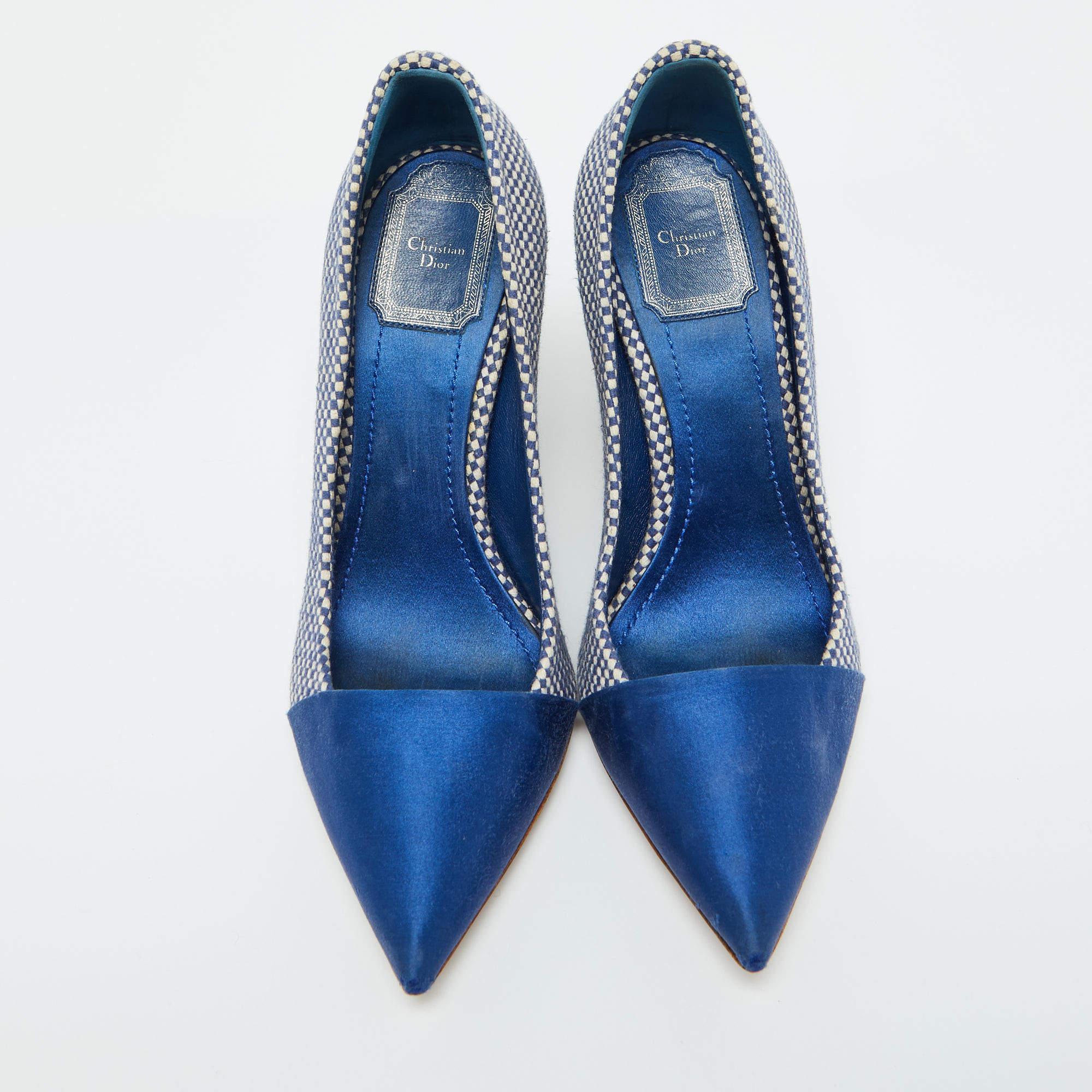 Gris Dior escarpins compensés Dolce Vita Espadrille en toile tissée bleue taille 36,5