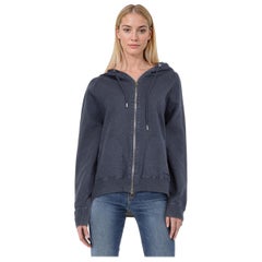 Dior Blue Zip Up Hoodie Size XXL