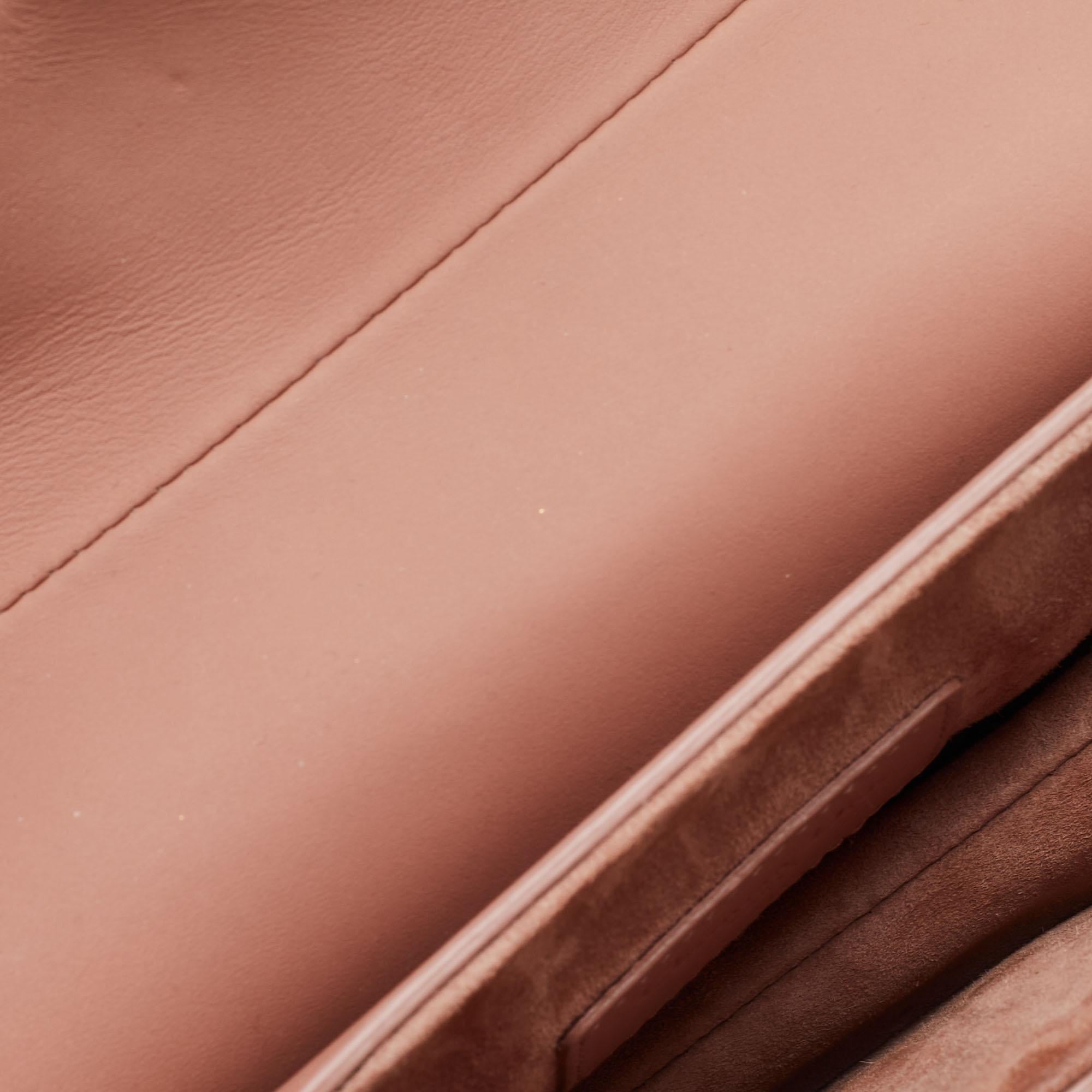 Dior Blush Beige Leather Ultramatte Saddle Shoulder Bag 5