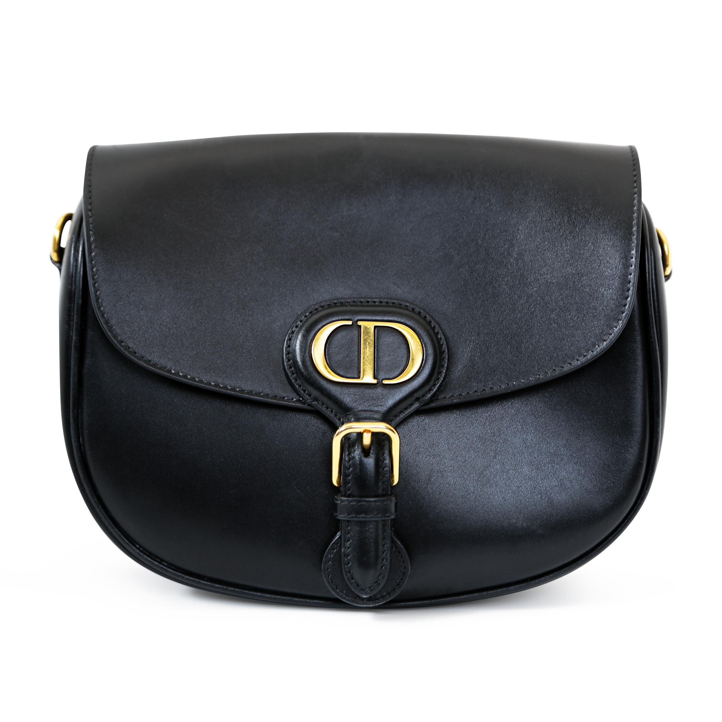 Dior Bobby Black Bag Medium For Sale 2