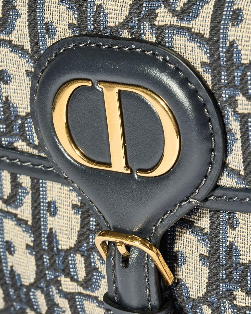 Dior Bobby East-West Oblique Blu in vendita 6