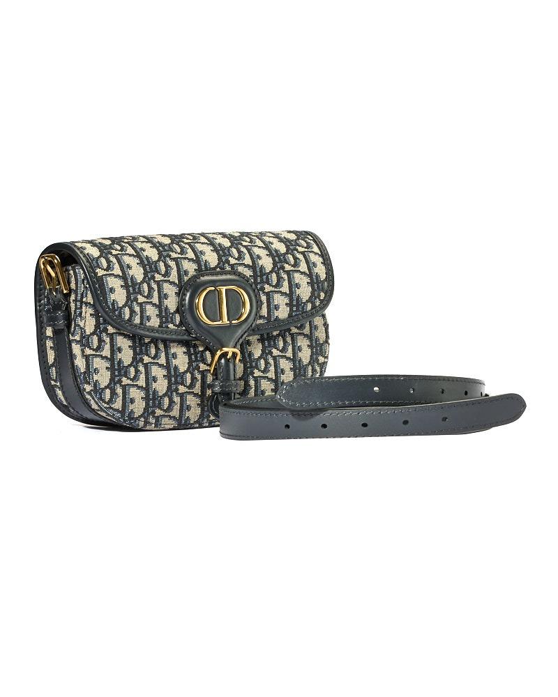 Dior Bobby East-West Oblique Blu in vendita 7