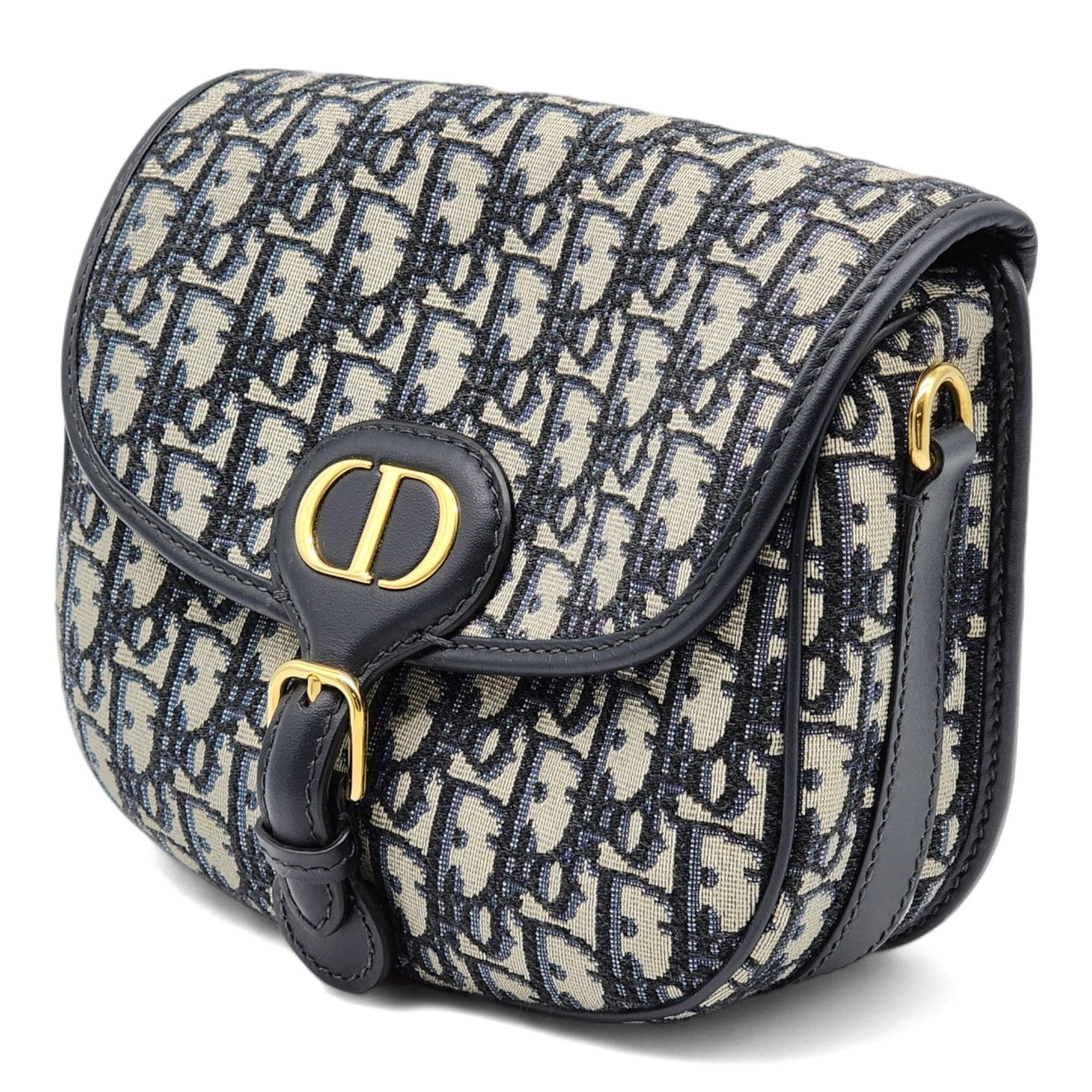 Dior Bobby Oblique Crossbody Bag in Blue.

Additional information:
Material: Leather and jacquard canvas, Monogrammed
Color: Blue
Country: Italy
Dimension: Medium size. 9