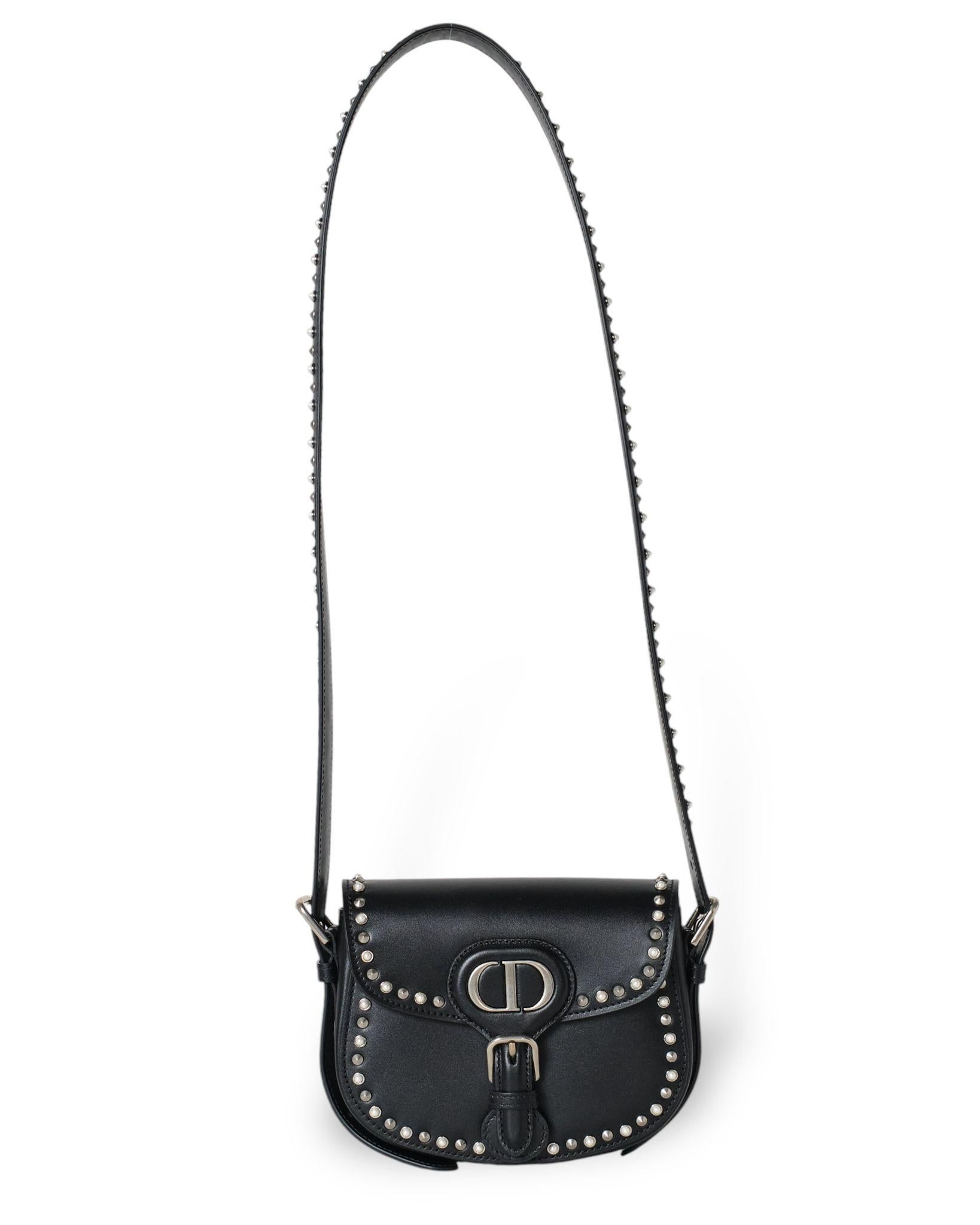 Dior Bobby Caja Pequeña Tachuelas Negro en venta 7