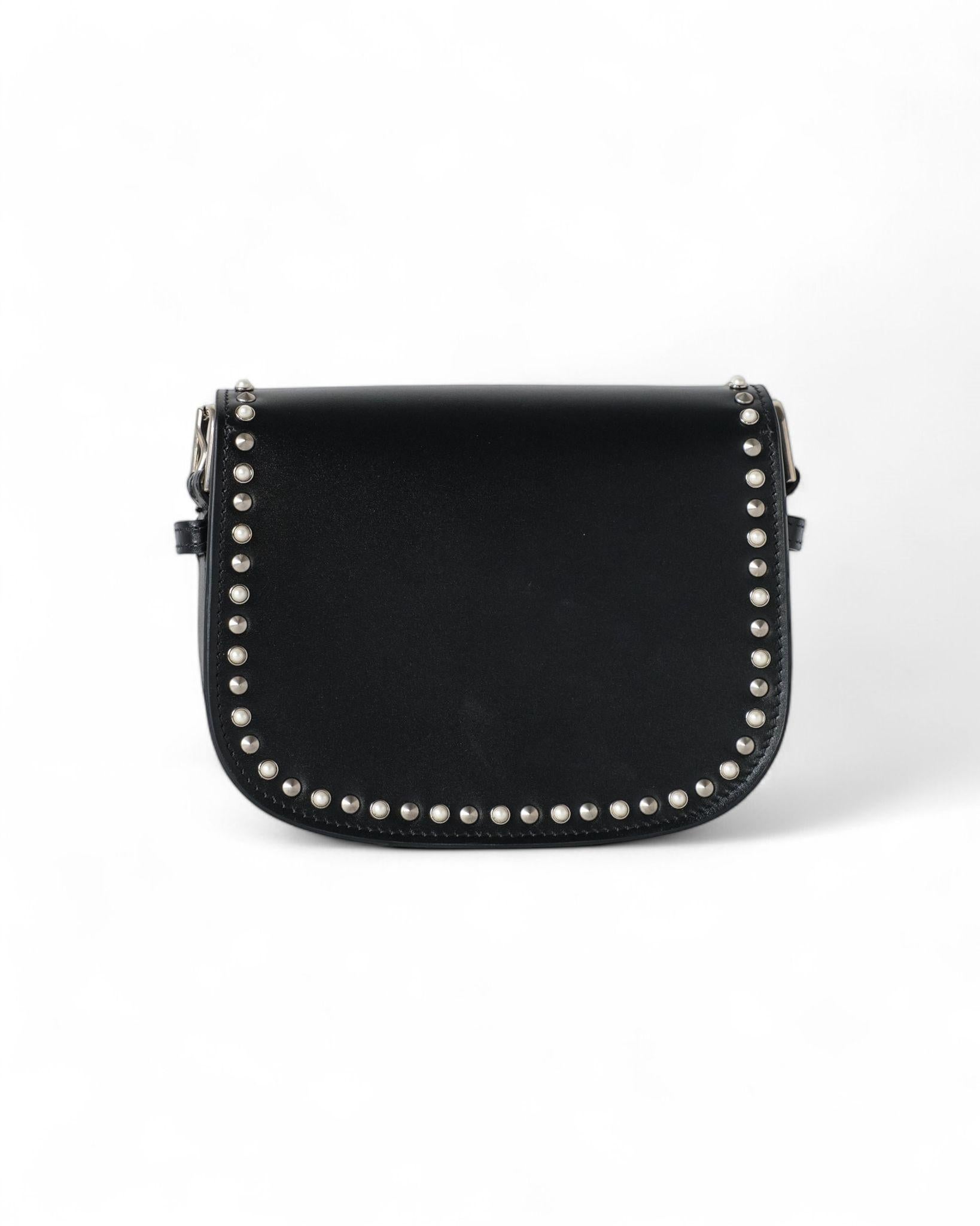 Dior Bobby Caja Pequeña Tachuelas Negro en venta 12