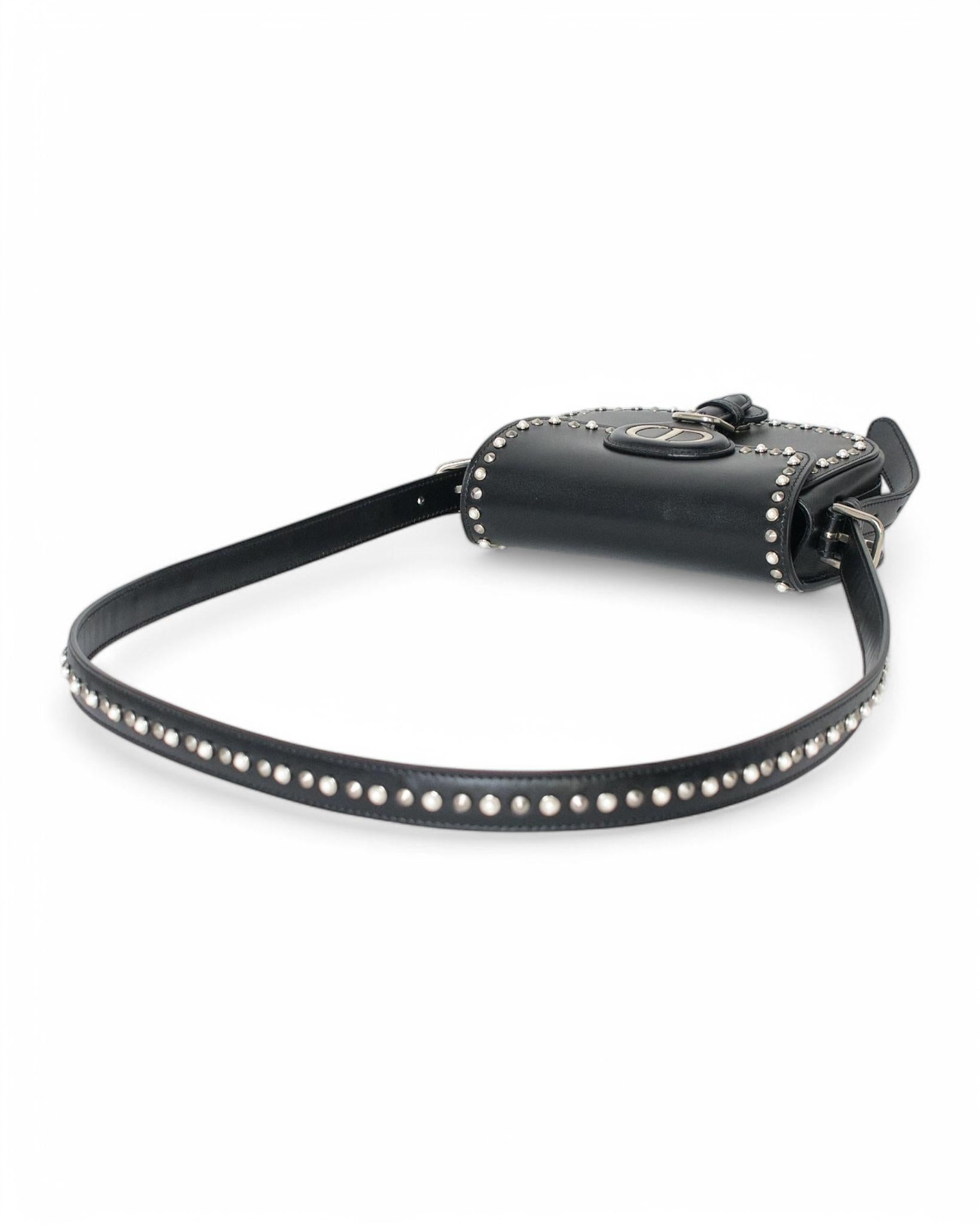 Dior Bobby Caja Pequeña Tachuelas Negro en venta 2