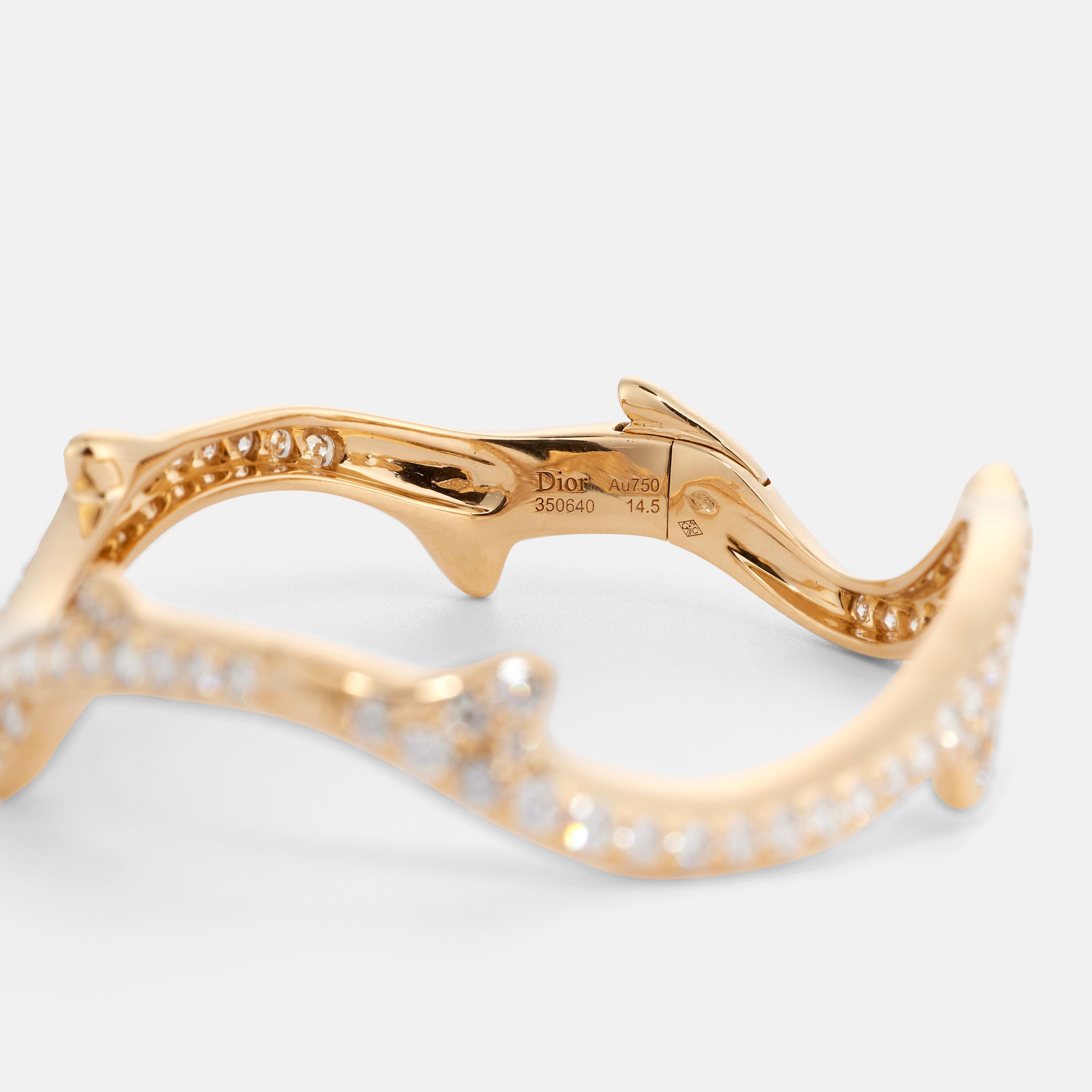 DIOR Bois de Rose bracelet In Excellent Condition For Sale In PARIS, FR