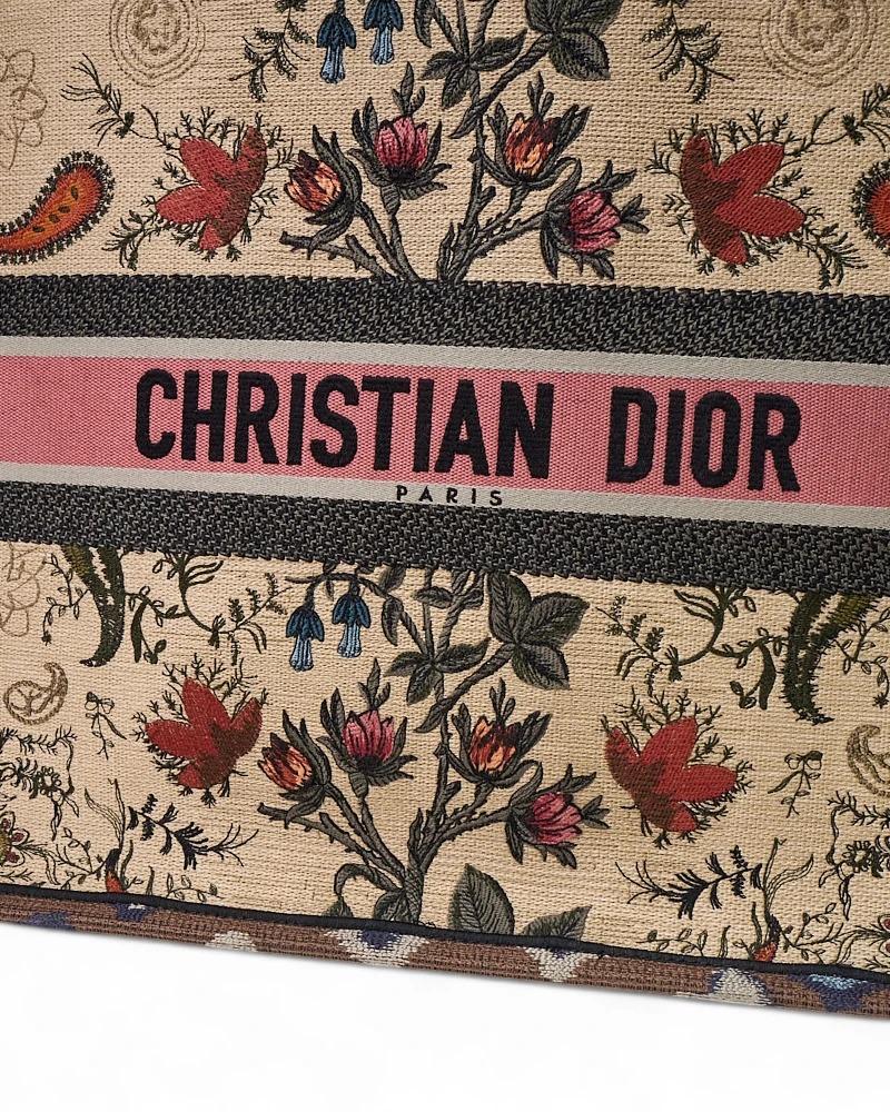 Dior Book Tote Large Flowers Multicolor en vente 7