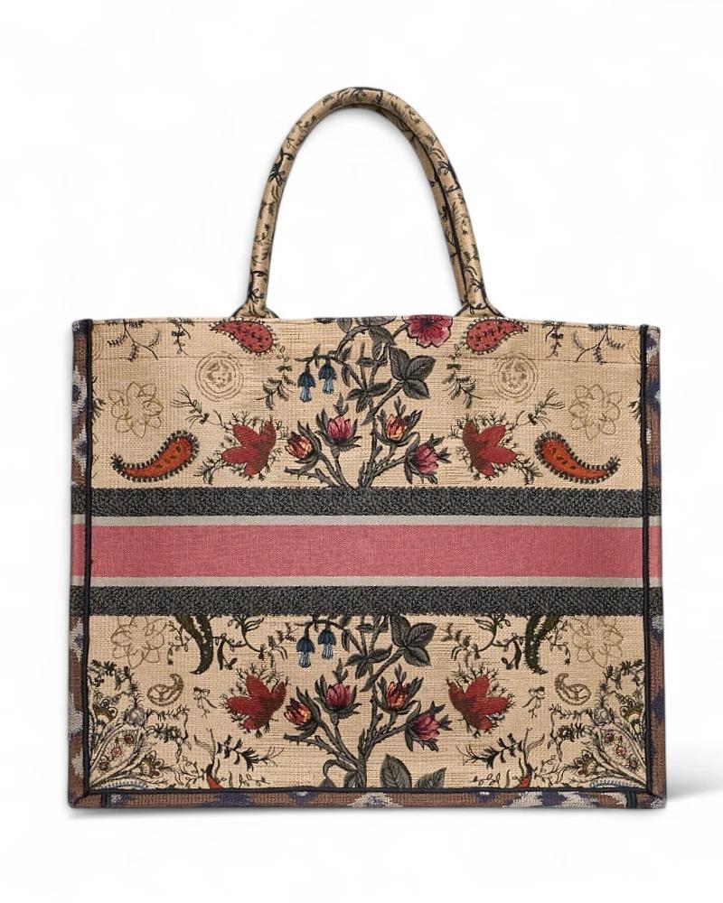 Dior Book Tote Large Flowers Multicolor Neuf - En vente à Torre Del Greco, IT