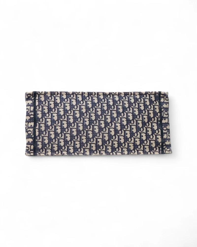 Dior Book Tote Large Jacquard Oblique Blu en vente 1