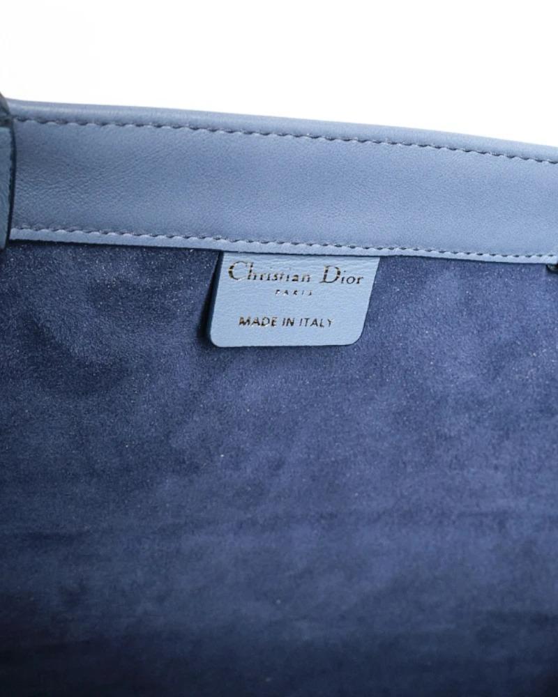 Dior Book Tote Medium Ombre Blue For Sale 7