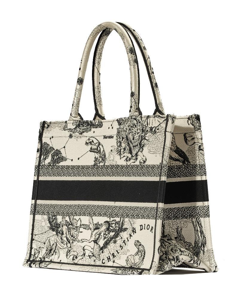 Dior Book Tote Medium Zodiac Latte For Sale 1