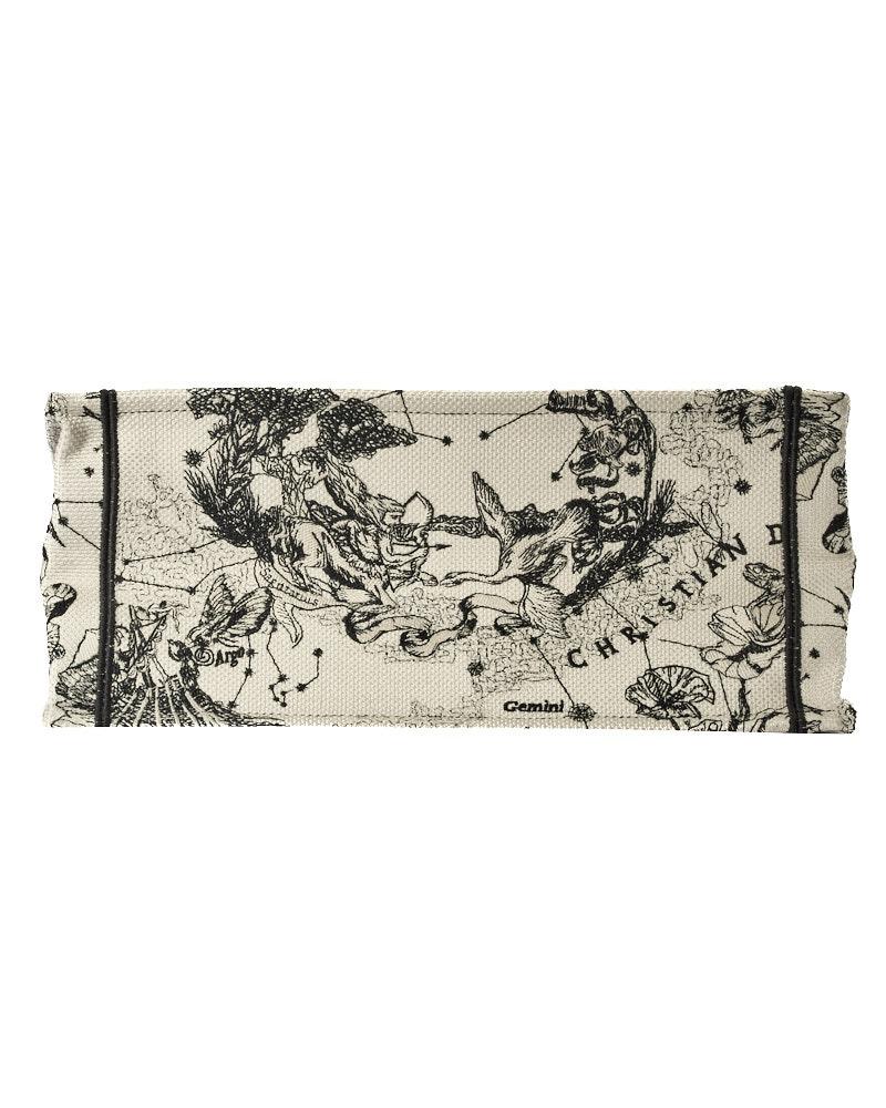 Dior Book Tote Medium Zodiac Latte For Sale 2