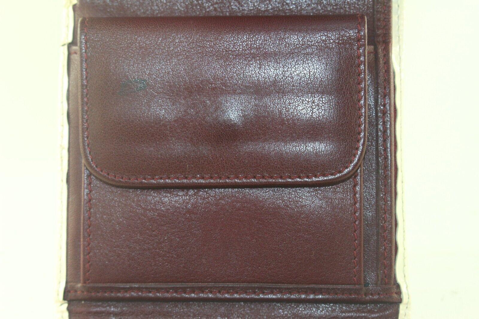 Dior Bordeaux Compact Wallet 2DD87K For Sale 7