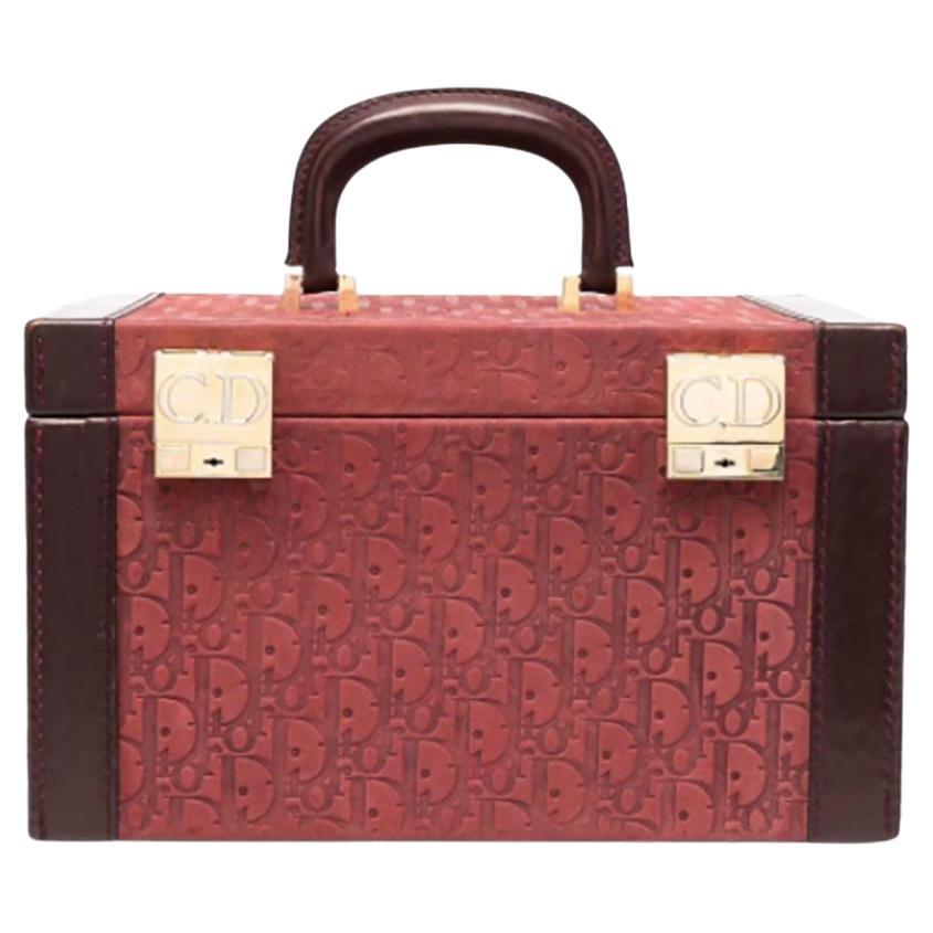 Dior Bordeaux Trotter Vanity Case Bag, 1990s