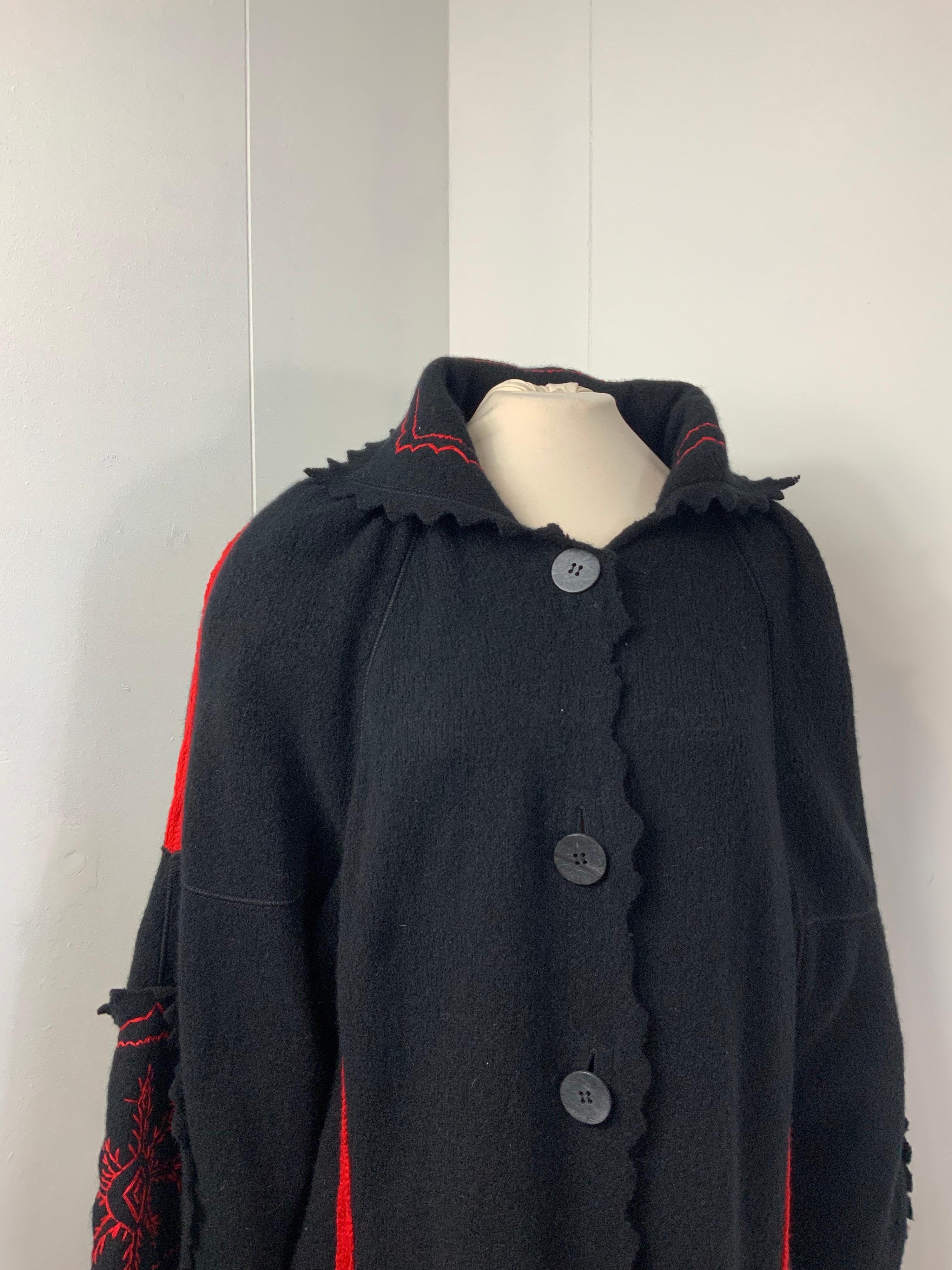 Dior Boutique Paris Coat.
Fabric is a mix between wool, angora, polyamide and elastane.
Featuring snowflake patch, perfect for wintertime.
Size M.
Measurements:
Shoulders 44 cm
Bust 55 cm
Length 106 cm
Sleeves 82 cm 
Conditions: Good - Previously