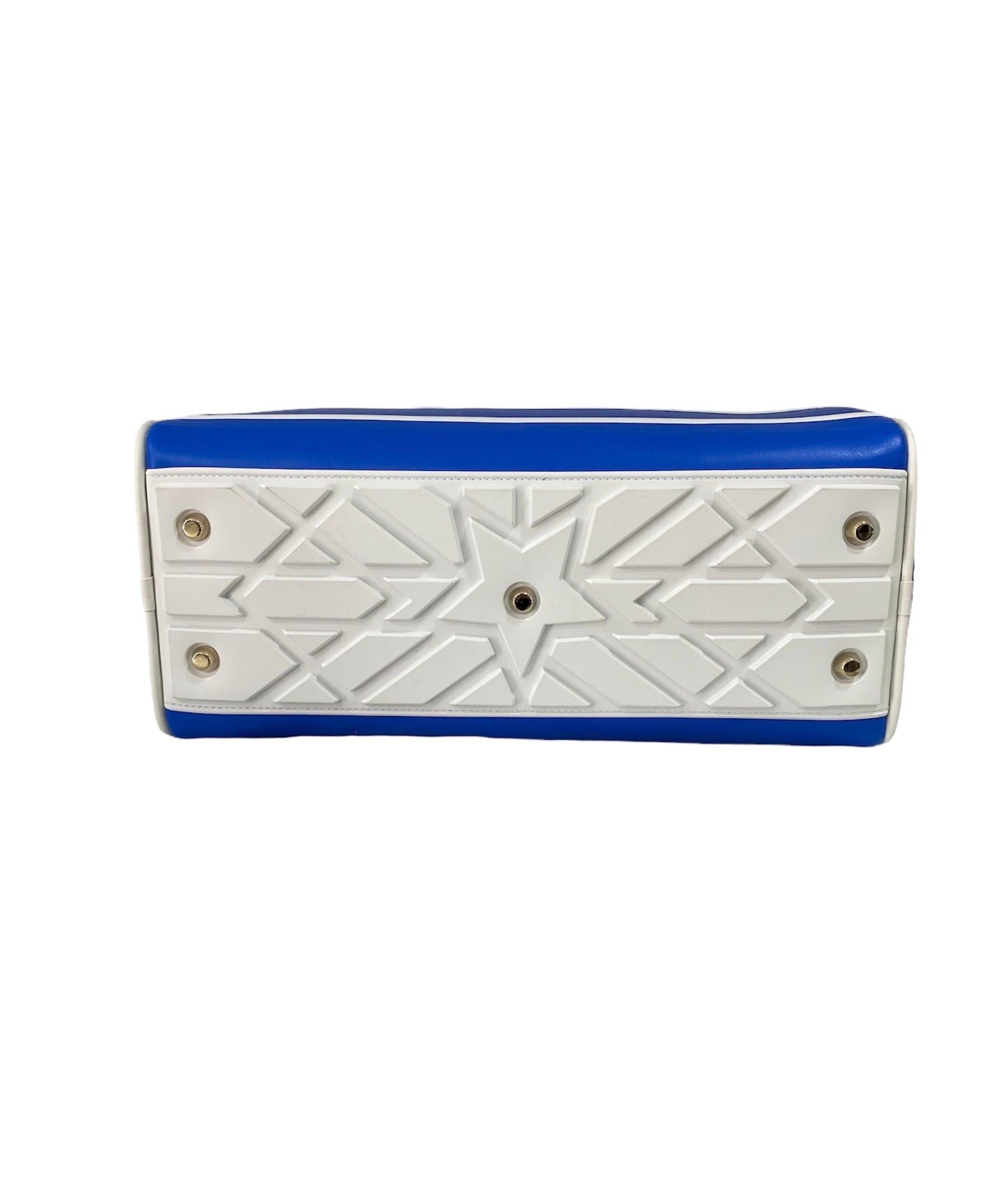 Dior Bowling Vibe Talla Mediana Azul Blanco 1