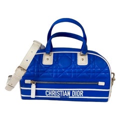 Dior Bowling Vibe Talla Mediana Azul Blanco