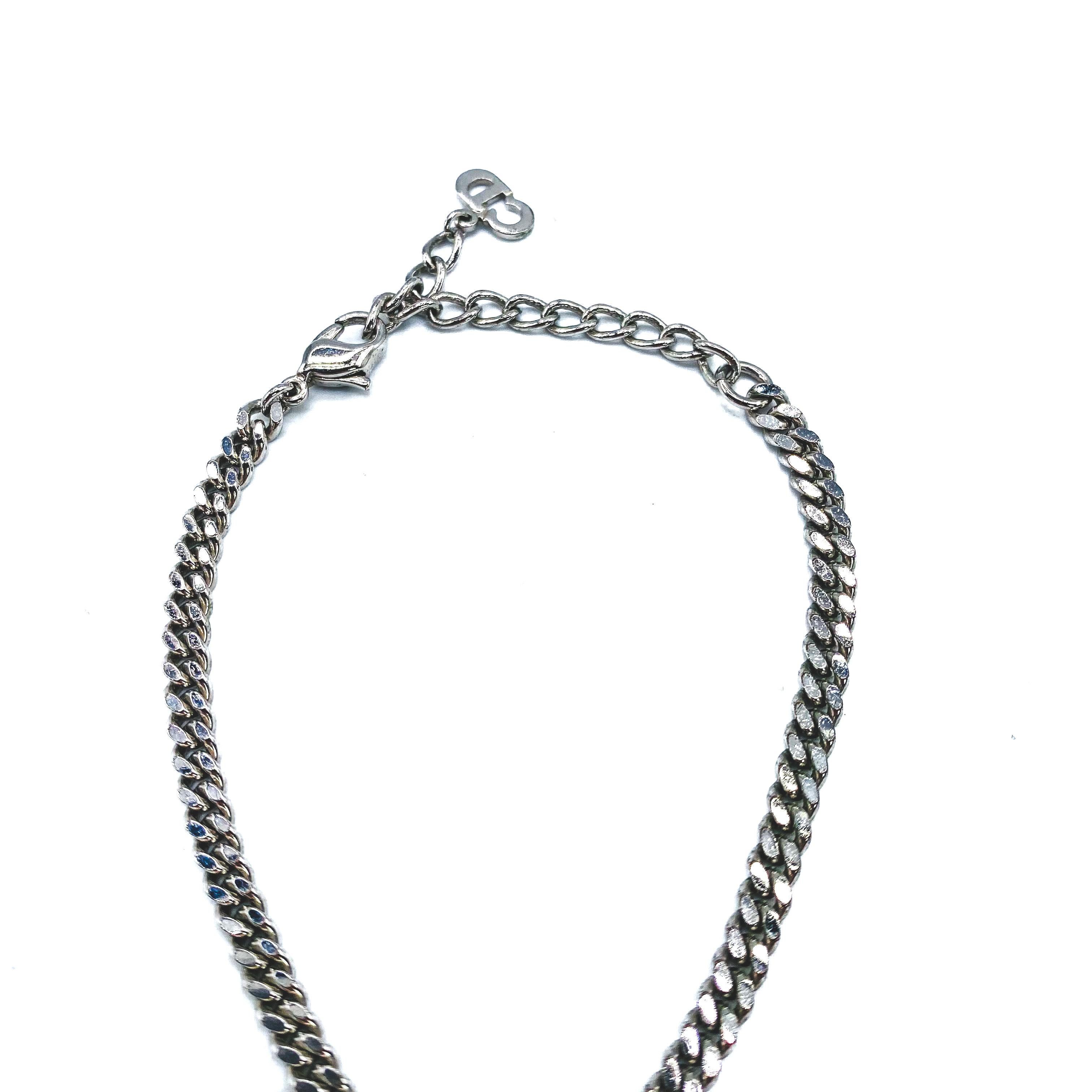 silver padlock bracelet