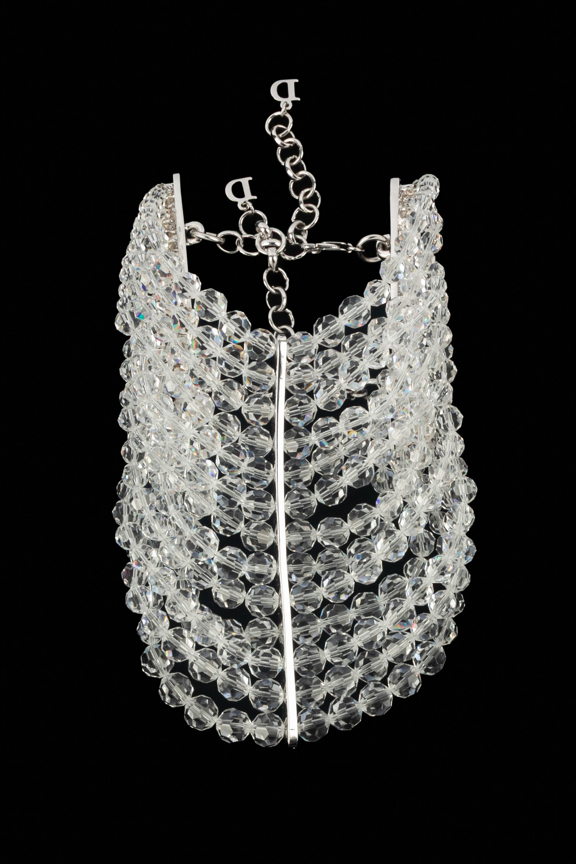 Dior-Armband mit facettierten Perlen Damen im Angebot