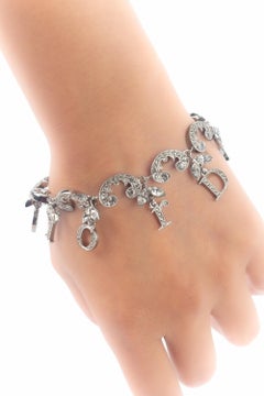 Dior-Armband mit Strasssteinen