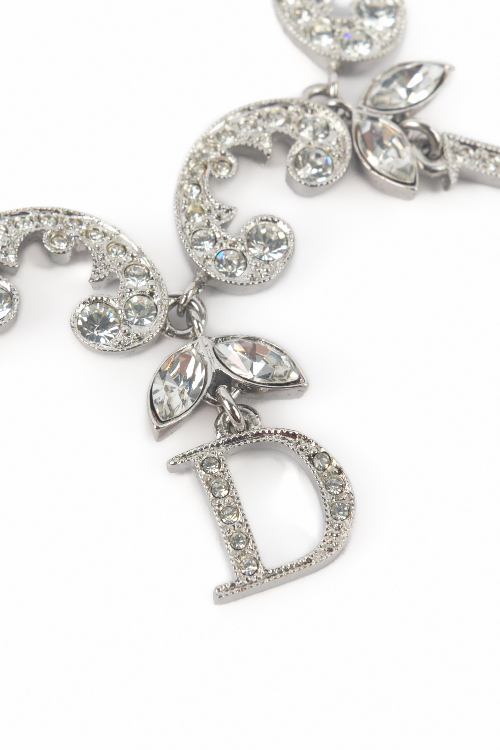 Dior bracelet with rhinestones For Sale 3