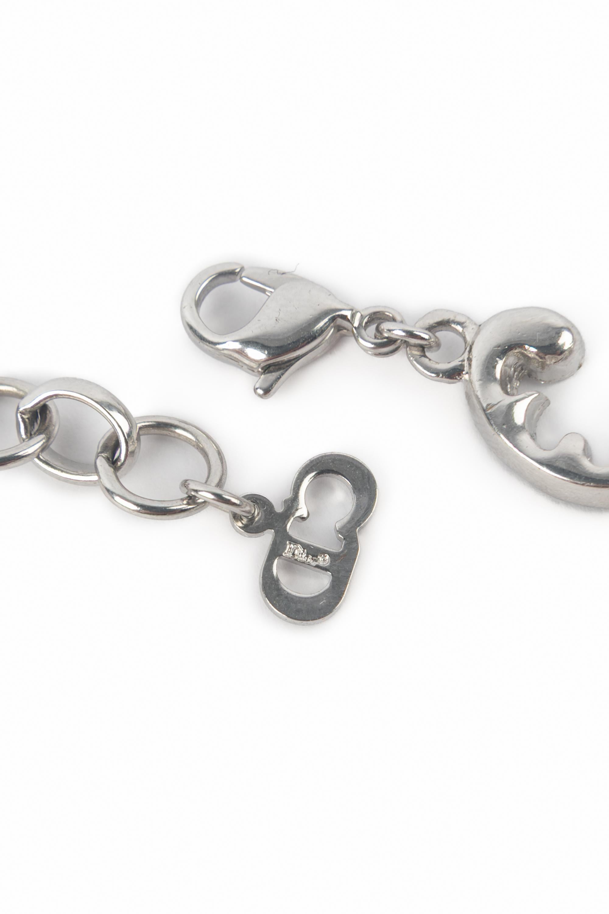 Dior bracelet with rhinestones For Sale 5