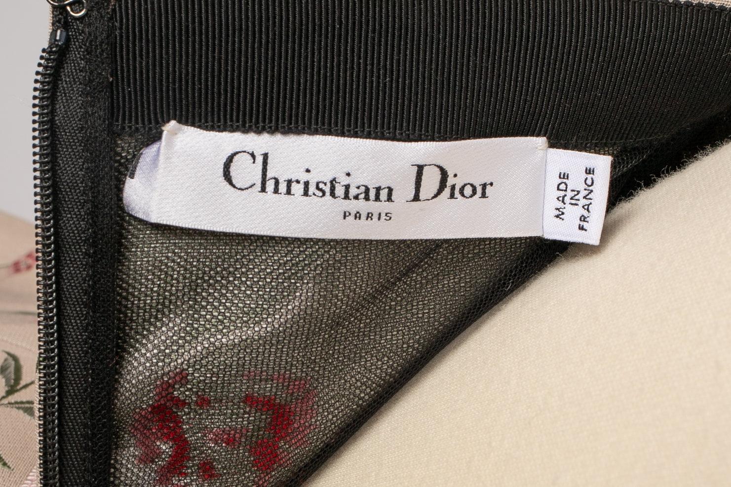 Dior Brocade Fabric Bustier Dress 6