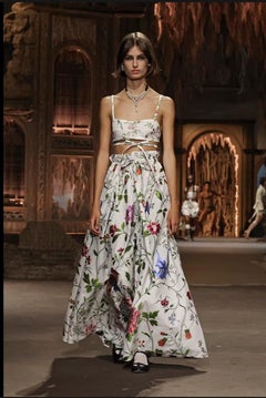 Dior Brocade Fabric Bustier Dress