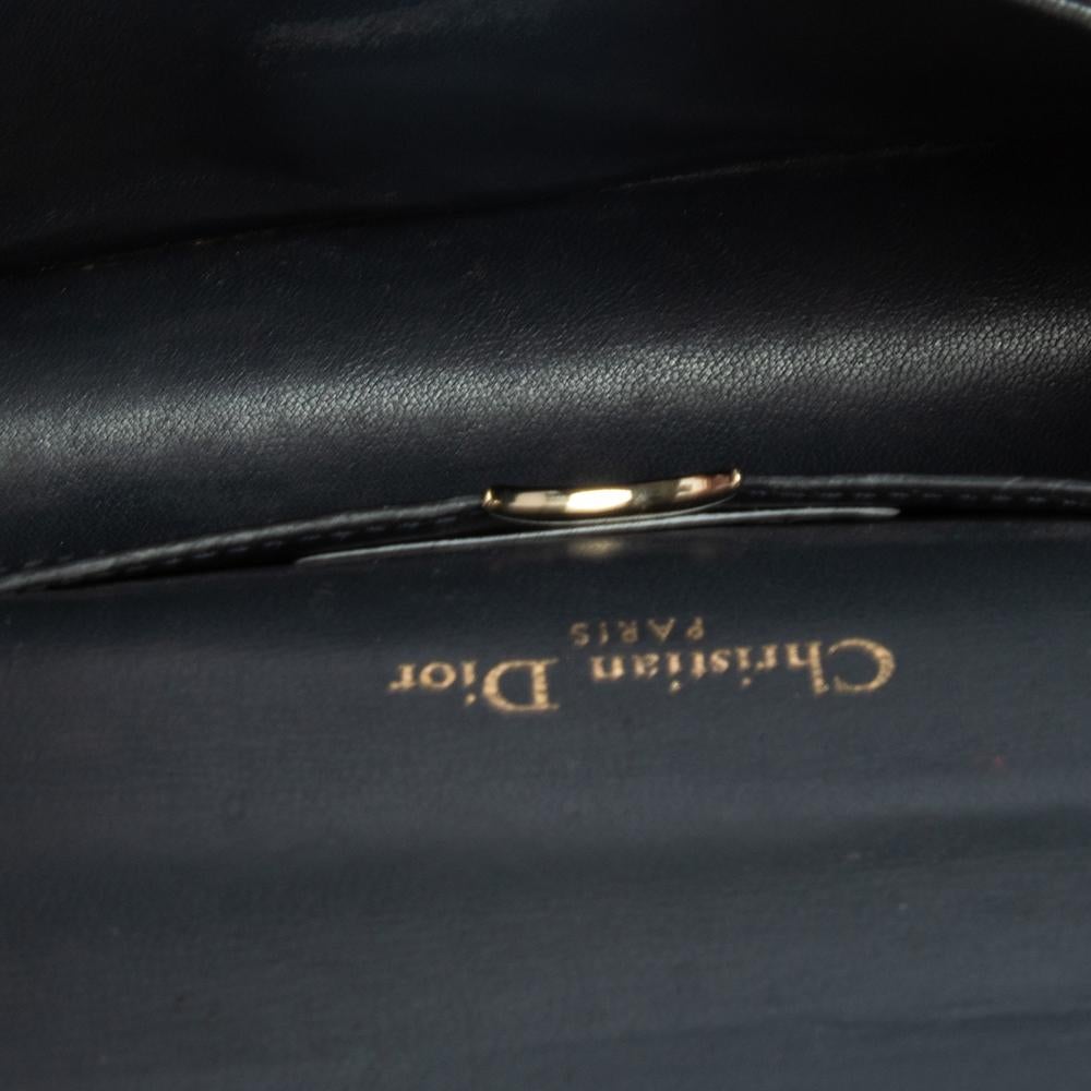 Dior Bronze MIcrocannage Patent Leather Mini Diorama Shoulder Bag 2