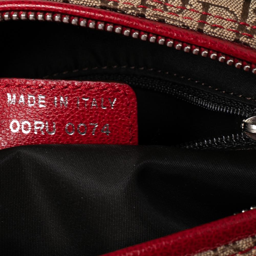 Dior Brown Diorissimo Canvas Rasta Shoulder Bag 6