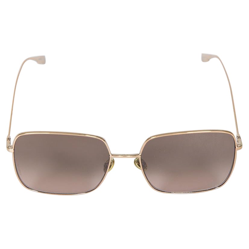 Occhiali da sole quadrati oversize Dior Brown Gradient