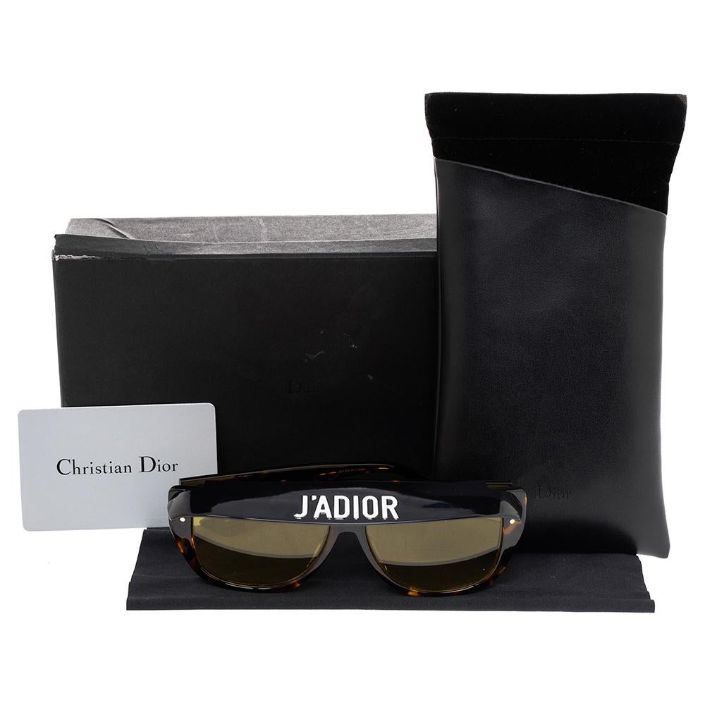 Dior Brown Havana DiorClub2 086HO Square Sunglasses 2