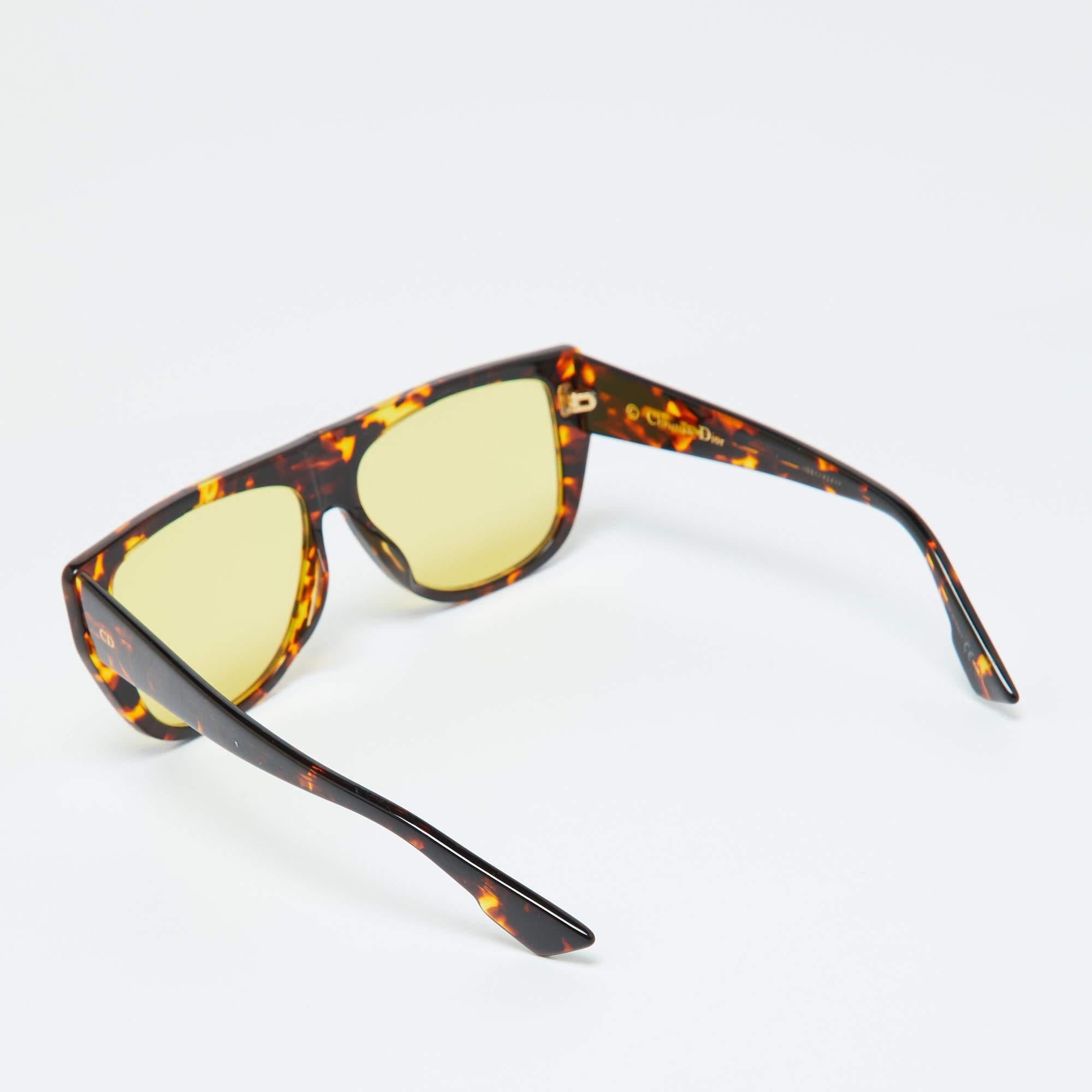 Elevate your eyewear game with these Dior sunglasses. Meticulously crafted from premium materials they offer unparalleled protection and a timeless design making them a must have accessory for the fashion forward.
