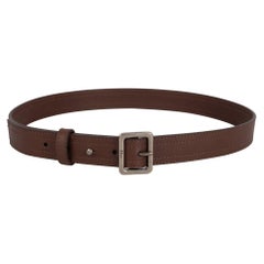 Dior Brauner Ledergürtel