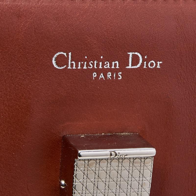 Dior - Sac à bandoulière Diorever en cuir marron 5